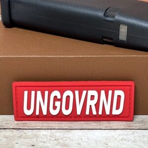 American Patriot UNGOVRND PVC Patch - Morale Patch - USA Tactical Patch